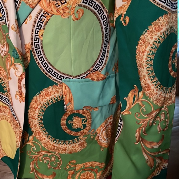 Venti 6 blazer made in Italy chain Greek key design - Picture 4 of 6